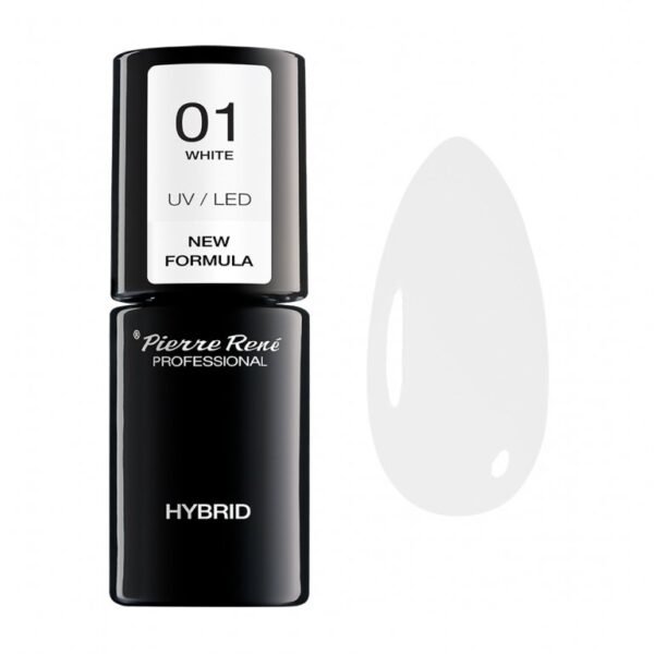 HYBRID COLOURED POLISH 01 WHITE
