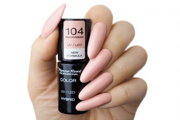 HYBRID COLOURED POLISH 104 PEACH CREAM