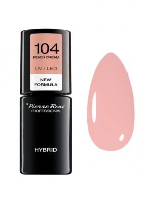 HYBRID COLOURED POLISH 104 PEACH CREAM