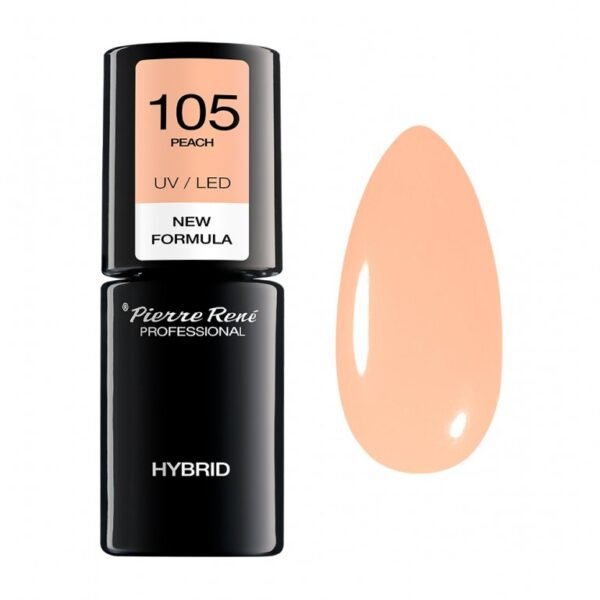 HYBRID COLOURED POLISH 105 PEACH
