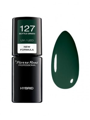 HYBRID COLOURED POLISH 127 BOTTLE GREEN