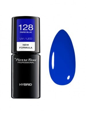 HYBRID COLOURED POLISH 128 PARIS BLUE