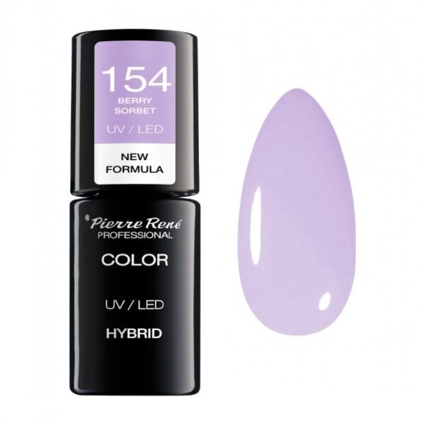 HYBRID COLOURED POLISH 154 BERRY SORBET