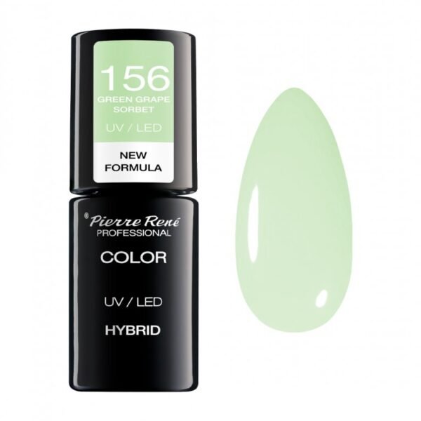 HYBRID COLOURED POLISH 156 GREEN GRAPE SORBET