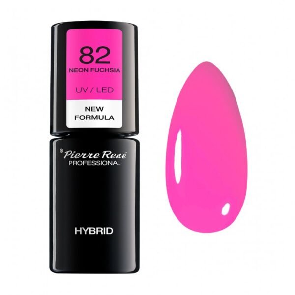 HYBRID COLOURED POLISH 82 NEON FUCHSIA