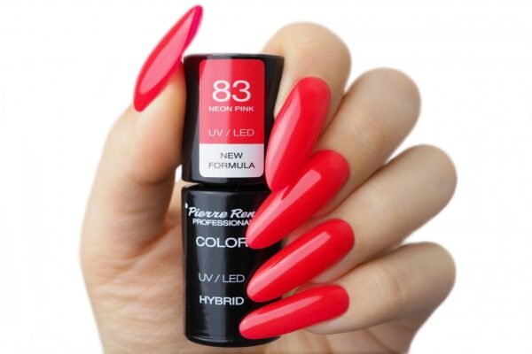 HYBRID COLOURED POLISH 83 NEON PINK - Image 2
