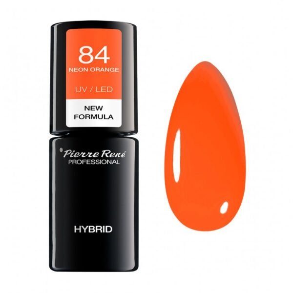HYBRID COLOURED POLISH 84 NEON ORANGE