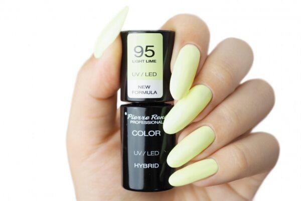 HYBRID COLOURED POLISH 95 LIGHT LIME - Image 2