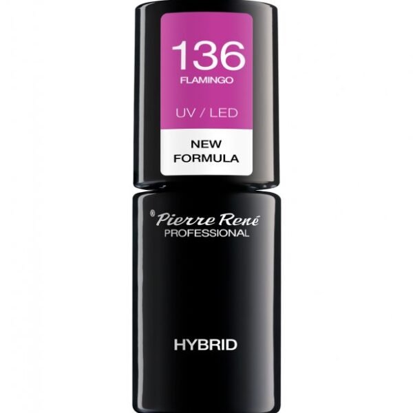 HYBRID COLOURED POLISH 136 FLAMINGO