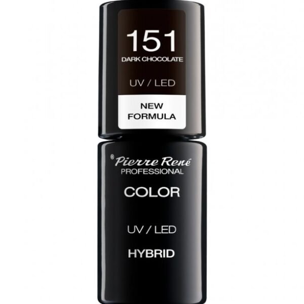 HYBRID COLOURED POLISH 151 DARK CHOCOLATE