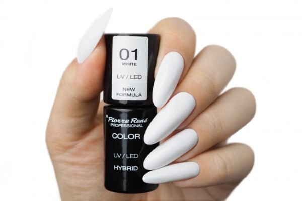 HYBRID COLOURED POLISH 01 WHITE